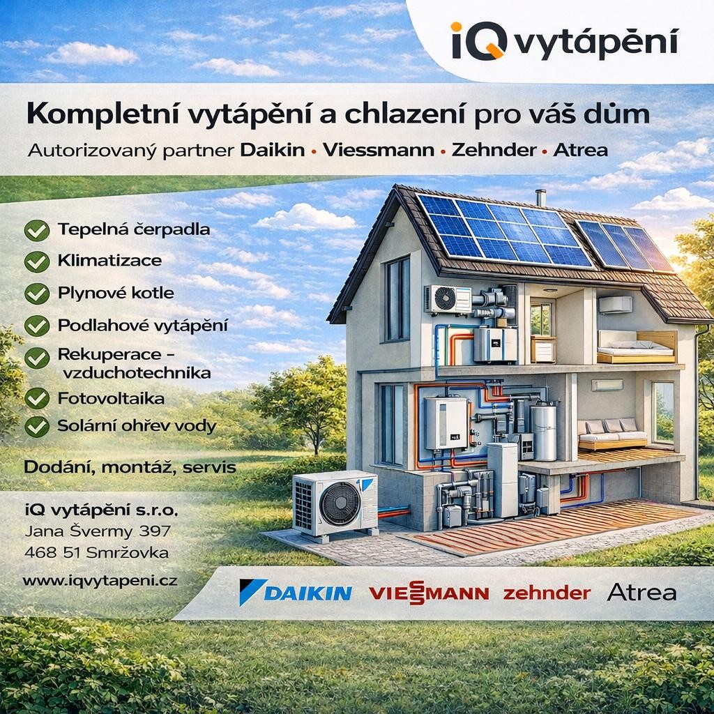 kompletní vytápění a chlazení pro váš dům